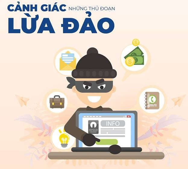 Tội phạm lừa đảo chiếm đoạt tài sản thông qua hệ thống ngân hàng diễn ra khá phổ biến vào thời điểm đầu năm 2022. Ảnh minh hoạ