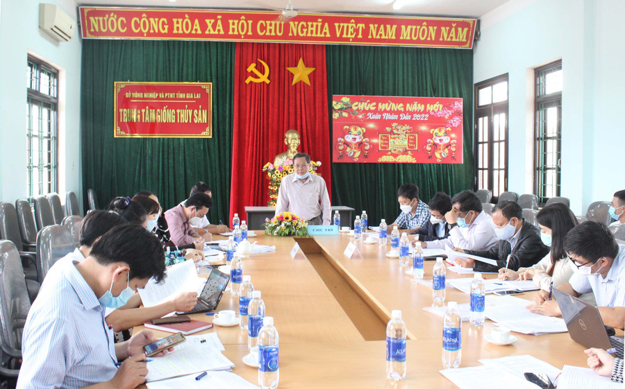 Quang cảnh buổi làm việc. Ảnh: Nguyễn Diệp Quang cảnh Đoàn khảo sát làm việc. Ảnh: Nguyễn Diệp
