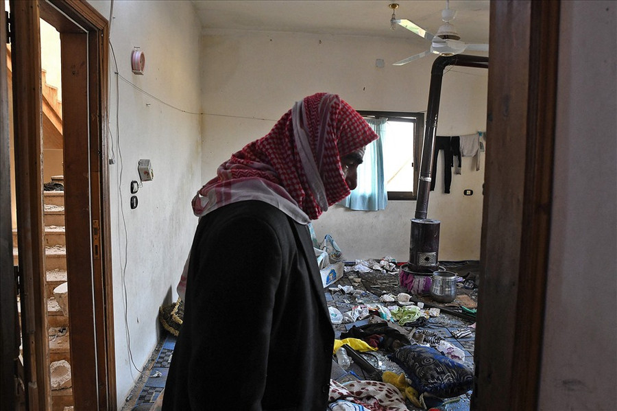 Trong căn nhà thủ lĩnh IS Abu Ibrahim al-Quraishi bị tiêu diệt. Ảnh: AFP