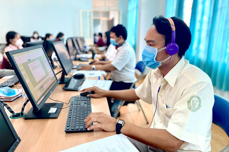  Thời gian qua, ngành GD-ĐT không ngừng quan tâm bồi dưỡng, tạo sân chơi chuyên môn bổ ích cho các giáo viên. Ảnh: Mộc Trà