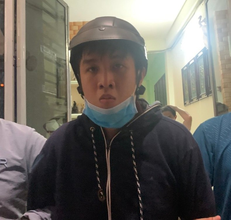 Nghi can Phạm Thanh Long lúc bị bắt giữ. Ảnh: CTV