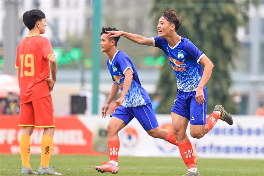 U19 Hoàng Anh Gia Lai có chiến thắng đậm ở trận ra quân Giải U19 quốc gia 2022. Ảnh: Fanpage CLB HAGL