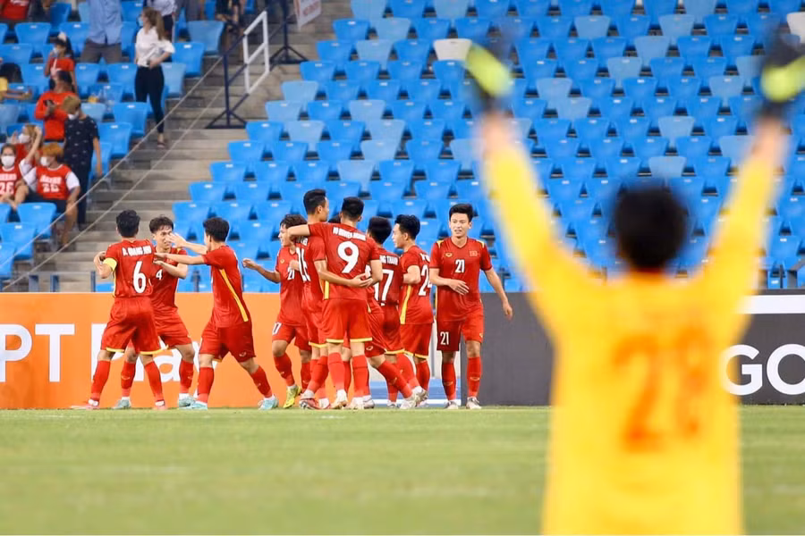 U23 Việt Nam đã lên ngôi vô địch một cách xứng đáng. Ảnh: Hoàng Tùng