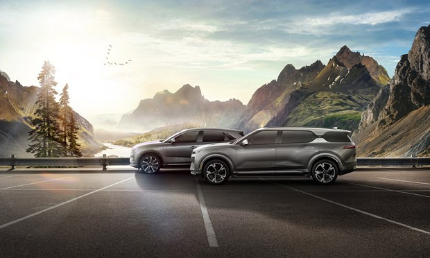 Bộ đôi SUV điện nhà VinFast. (Ảnh nguồn: VinFast)  Bộ đôi SUV điện nhà VinFast. (Ảnh nguồn: VinFast)