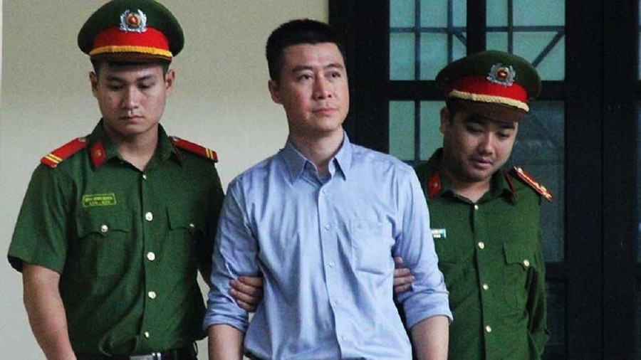  Phan Sào Nam tại phiên xét xử sơ thẩm năm 2018. Ảnh: Thái Sơn