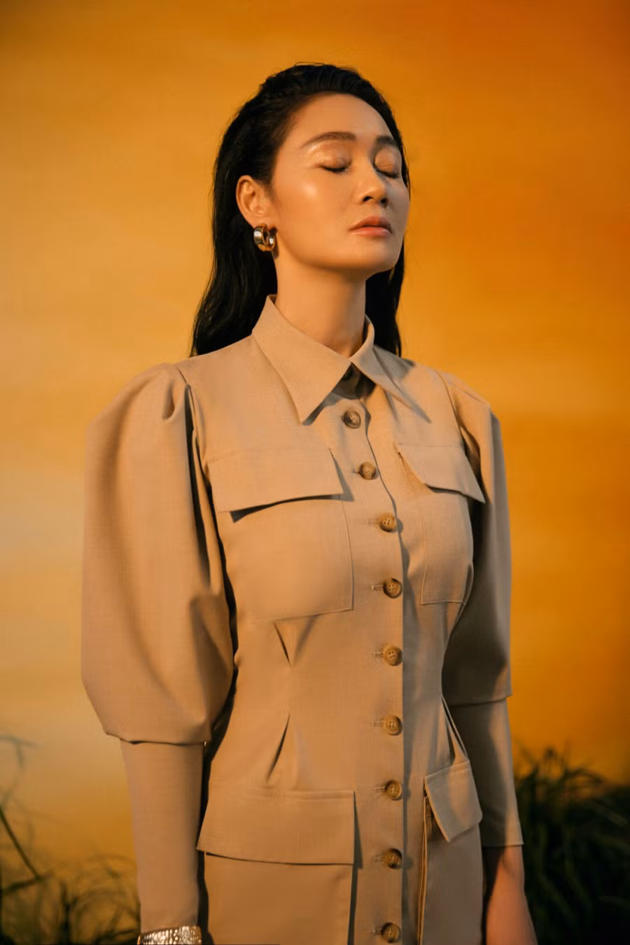 Đang ở đỉnh cao sự nghiệp, nữ diễn viên Của để dành quyết định tạm ngưng để lui về chăm sóc gia đình. Gần đây, cô tái xuất màn ảnh với Đừng bắt em phải quên và gần đây nhất là Hương vị tình thân. Ảnh: NVCC