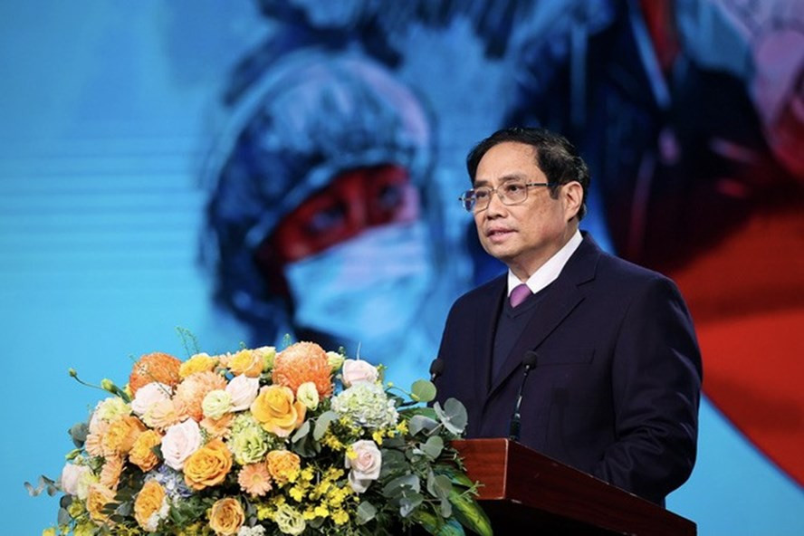 Thủ tướng Chính phủ Phạm Minh Chính phát biểu tại chương trình. Ảnh: Nhật Bắc