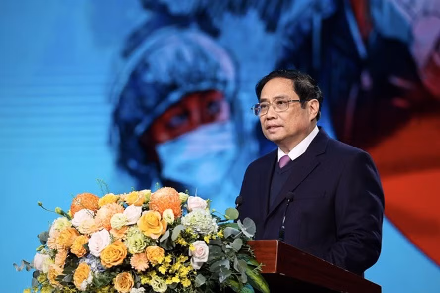 Thủ tướng Chính phủ Phạm Minh Chính phát biểu tại chương trình. Ảnh: Nhật Bắc