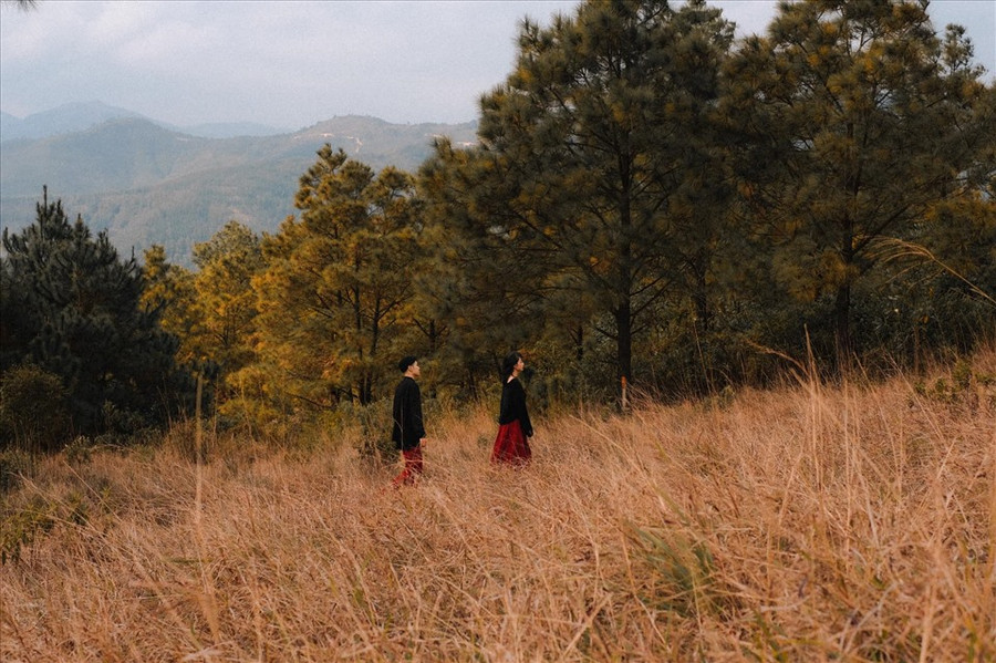 Phương tiện thích hợp nhất để đi lên đỉnh Phượng Hoàng là xe máy. Khi đến đây bạn sẽ phải gửi xe ở phía dưới rồi đi bộ theo con đường mòn mất khoảng 30 phút là đến khu vực đồi cỏ. Ảnh: Giang Nguyen Vu Hoang Phương tiện thích hợp nhất để đi lên đỉnh Phượng Hoàng là xe máy. Khi đến đây bạn sẽ phải gửi xe ở phía dưới rồi đi bộ theo con đường mòn mất khoảng 30 phút là đến khu vực đồi cỏ. Ảnh: Giang Nguyen Vu Hoang