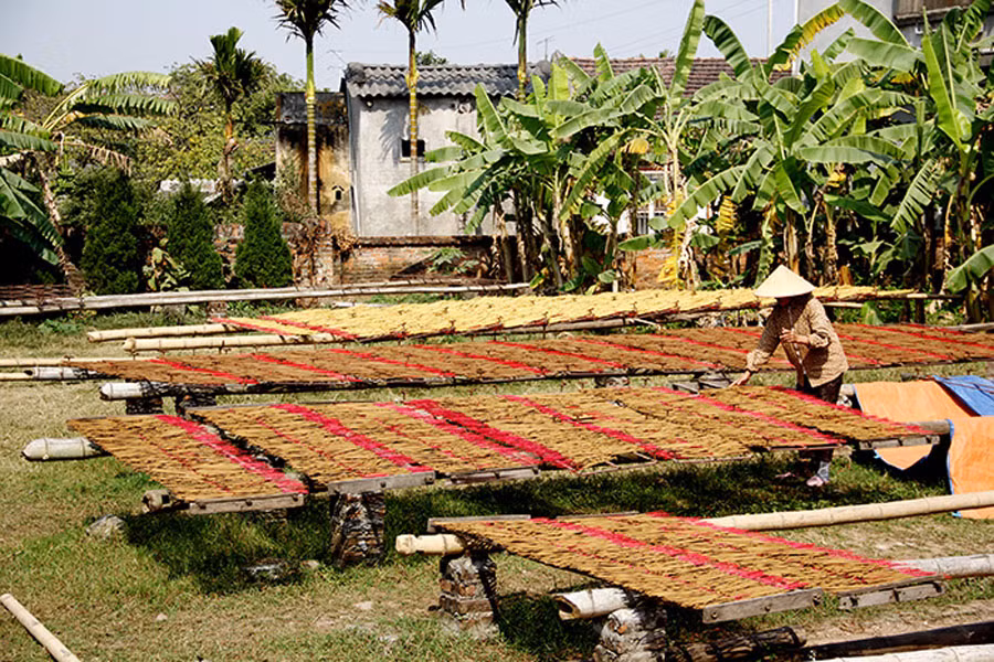 Hương phải được hong khô hoàn toàn thì mới bảo quản được lâu và giữ được mùi thơm.