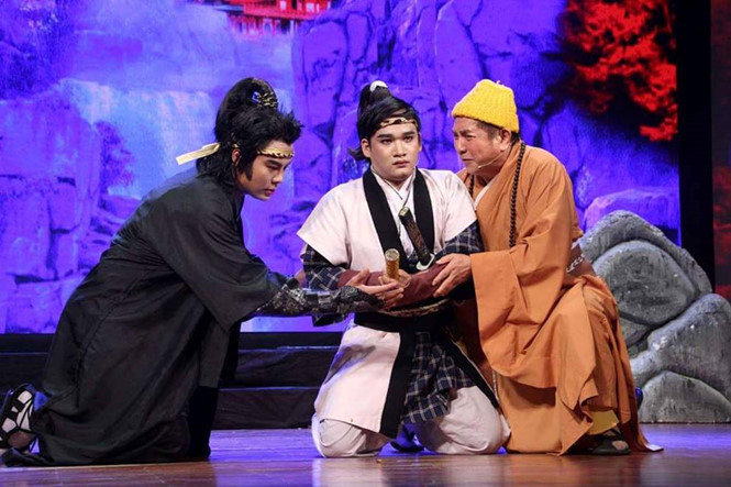 Một cảnh trong vở cải lương 