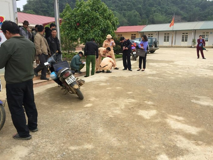 Hiện trường vụ tai nạn. Hiện trường vụ tai nạn.