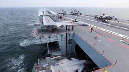 Tàu sân bay Liêu Ninh của Trung Quốc.