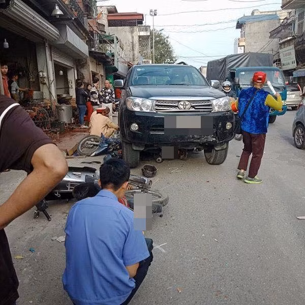  Hiện trường vụ tai nạn.