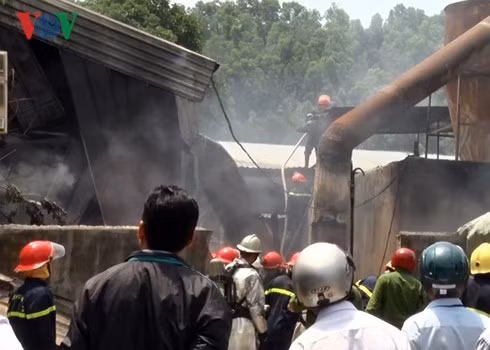 Hiện trường vụ cháy.