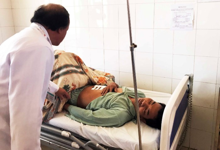 Anh Vũ Văn Chinh đang được điều trị tại bệnh viện Anh Vũ Văn Chinh đang được điều trị tại bệnh viện