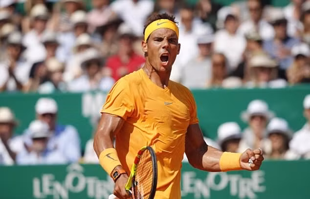  Nadal có chức vô địch Monte Carlo thứ 11 trong sự nghiệp sau khi thắng NIshikori trong trận chung kết. Ảnh: Getty Images.