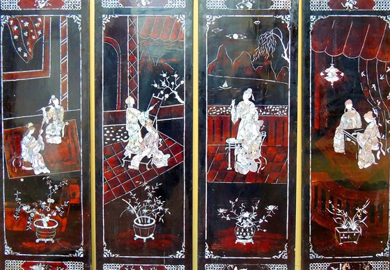  Bộ tranh sơn mài về chuyện Kim Trọng - Thúy Kiều