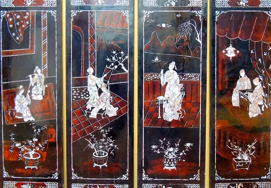  Bộ tranh sơn mài về chuyện Kim Trọng - Thúy Kiều