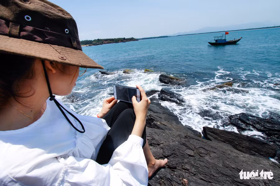 Đến Hòn Dứa, du khách tha hồ săn ảnh đẹp Đến Hòn Dứa, du khách tha hồ săn ảnh đẹp