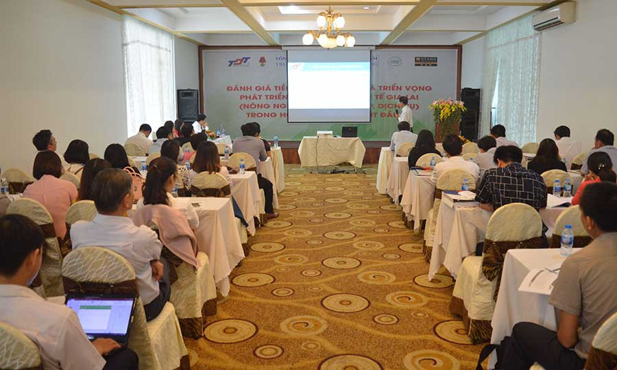 Quang cảnh buổi hội thảo. Ảnh: Anh Huy Quang cảnh buổi hội thảo. Ảnh: Anh Huy