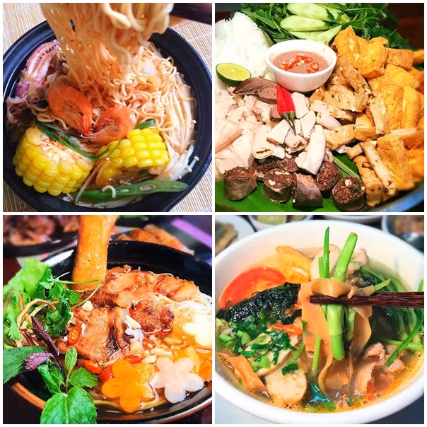 Cuối tuần hoặc những ngày mưa, chị Nguyễn Tâm hay đổi bữa cho cả nhà bằng các món bún, lẩu hoặc nộm. Thấy mọi người rủ nhau đi ăn mì cay kiểu Hàn, chị học cách nấu trong vài phút rồi chế biến đúng điệu.