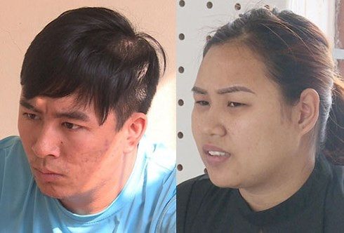 Phước và Hương tại cơ quan Công an. Phước và Hương tại cơ quan Công an.