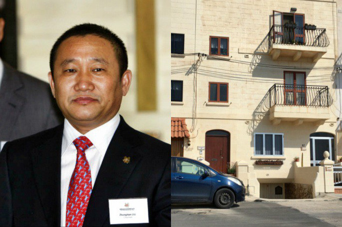 Tỉ phú Lưu Trung Điền và căn nhà nhỏ ở Malta - Ảnh: maltatoday.com.mt Tỉ phú Lưu Trung Điền và căn nhà nhỏ ở Malta - Ảnh: maltatoday.com.mt
