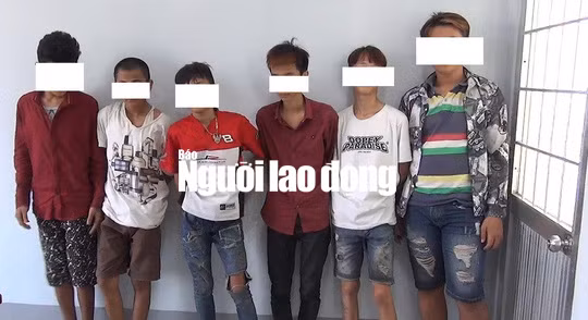 Hiện cơ quan chức năng đang giám định lại độ tuổi của băng trộm nghiện game này để xử lý. Ảnh do Công an cung cấp.