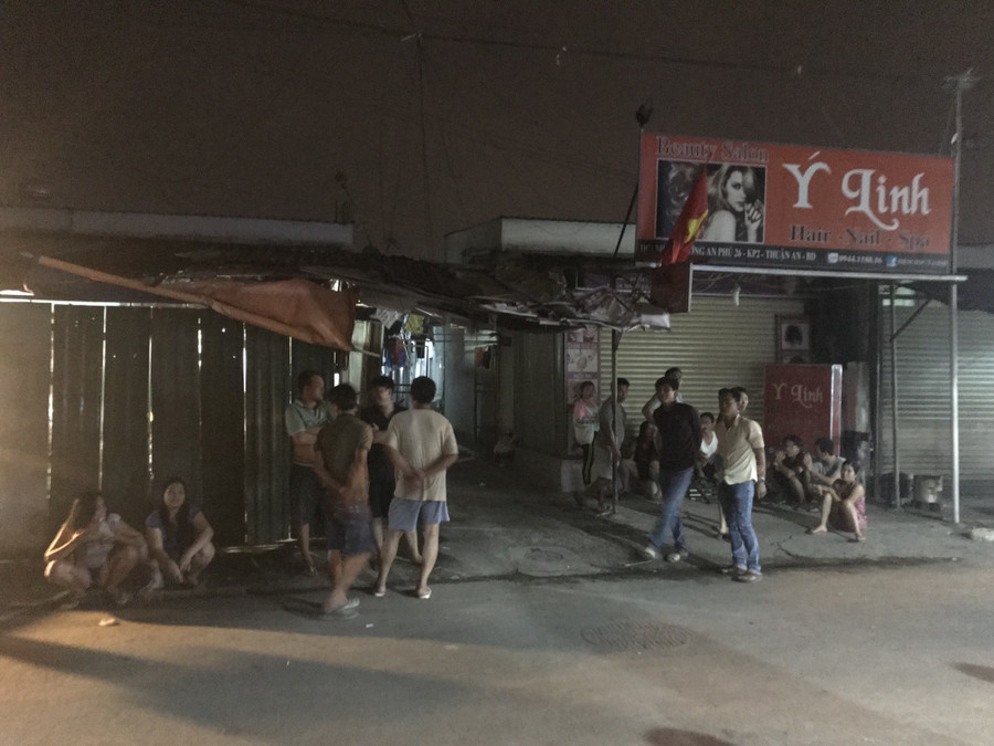 Dãy trọ nơi xảy ra vụ việc.