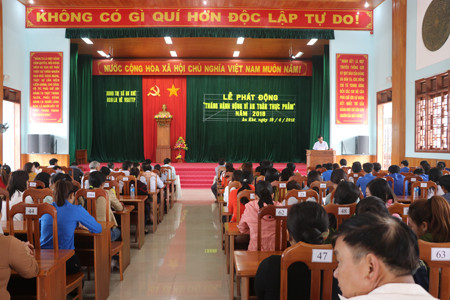 Quang cảnh lễ phát động. Ảnh: Ngọc Minh