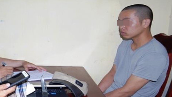  Trần Tuấn Anh tại cơ quan điều tra. Ảnh: Công an Hà Nam.