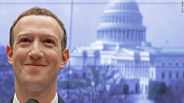 Sau 2 ngày trả lời chất vấn, Facebook tăng gần 23 tỷ USD giá trị, Mark Zuckerberg kiếm thêm 3 tỷ USD.  Sau 2 ngày trả lời chất vấn, Facebook tăng gần 23 tỷ USD giá trị, Mark Zuckerberg kiếm thêm 3 tỷ USD.