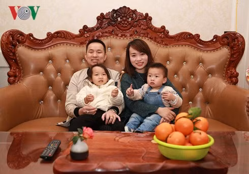 Gia đình hạnh phúc của Hoàng Văn Tuyến