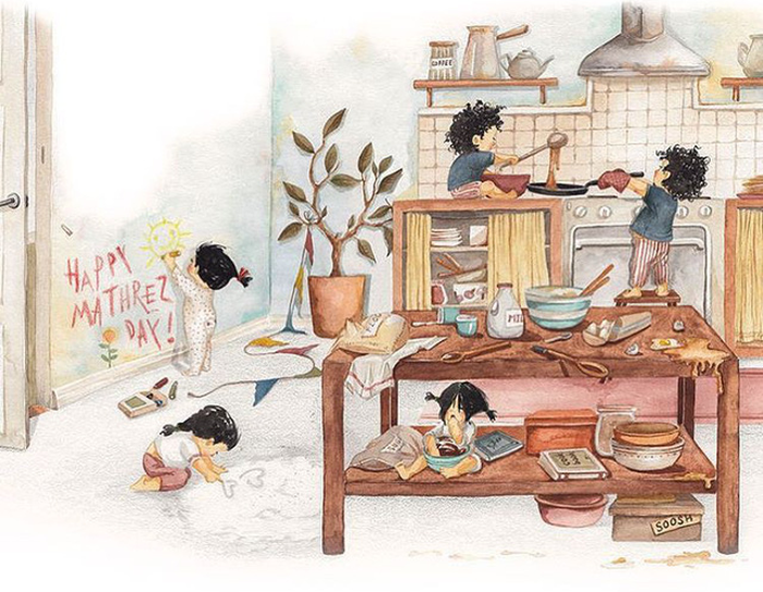 Là khi cùng nhau tạo niềm vui bất ngờ cho mẹ