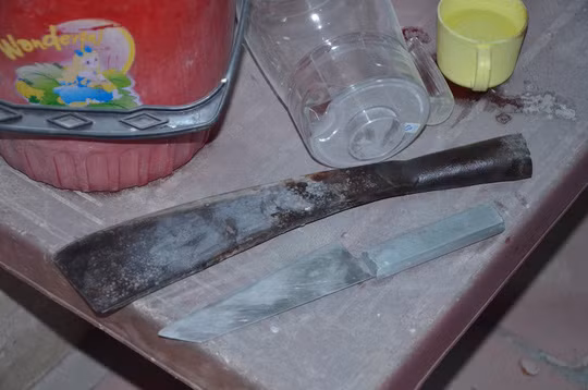  Hung khí trong vụ án. Ảnh: Công an cung cấp