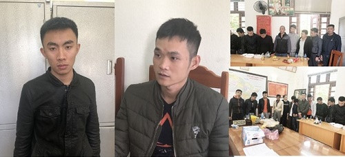 2 đối tượng cầm đầu cùng các con bạc bị bắt giữ. 2 đối tượng cầm đầu cùng các con bạc bị bắt giữ.