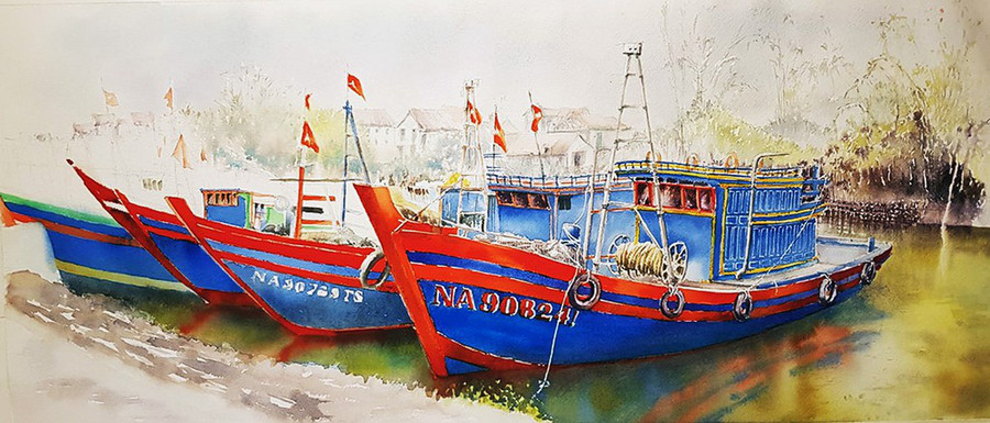 Một tác phẩm của họa sĩ Jean-marc Potlet Một tác phẩm của họa sĩ Jean-marc Potlet