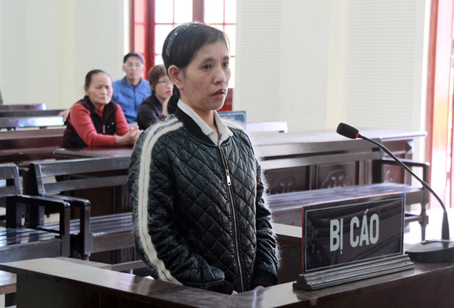 Bị cáo Nguyễn Thị Thanh. 