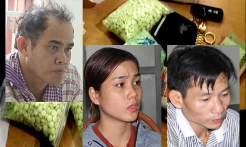 Các đối tượng bị bắt giữ