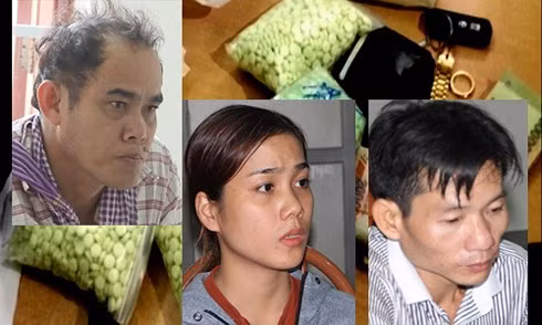 Các đối tượng bị bắt giữ