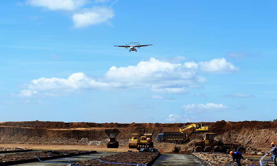 Cảng Hàng không Pleiku. Ảnh: Minh Thi