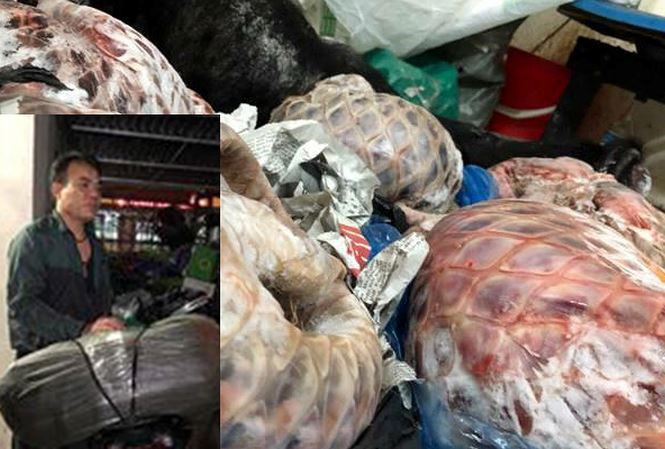 Số hàng bị thu giữ và đối tượng Thành. Số hàng bị thu giữ và đối tượng Thành.