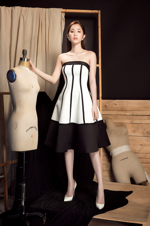 Dáng váy quây rất thích hợp cho nhưng ngày hè