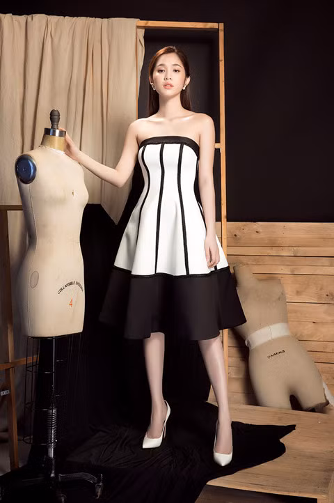 Dáng váy quây rất thích hợp cho nhưng ngày hè