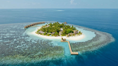 Đảo Kandolhu thuộc sở hữu Maldives. Ảnh: Kuoni.