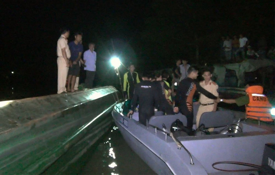 Hiện trường vụ tai nạn.