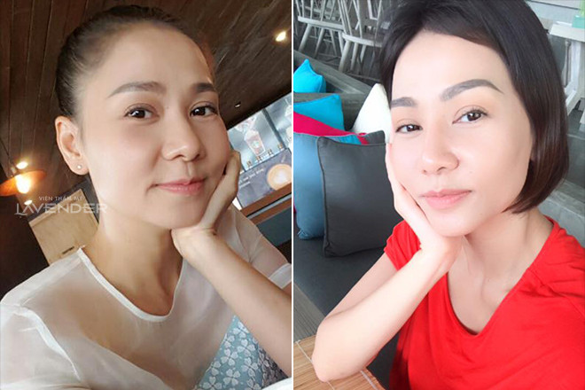 Dù đã bước sang tuổi 40, "Nữ hoàng nhạc dance" vẫn tự tin khoe mặt mộc không thua kém đàn em. Nhiều fan cho rằng Thu Minh ở thời điểm hiện tại còn xinh đẹp, trẻ trung hơn nhiều năm trước. Dù đã bước sang tuổi 40,