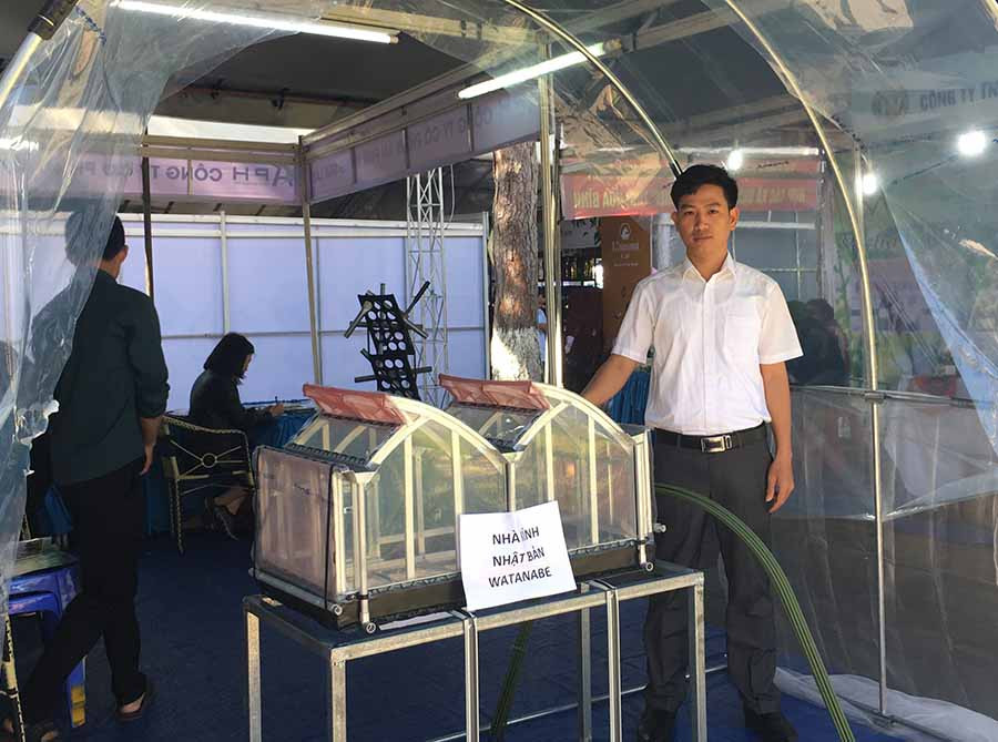  Mô hình nhà kính của Công ty cổ phần An Phú Hưng Gia Lai. Ảnh: V.T