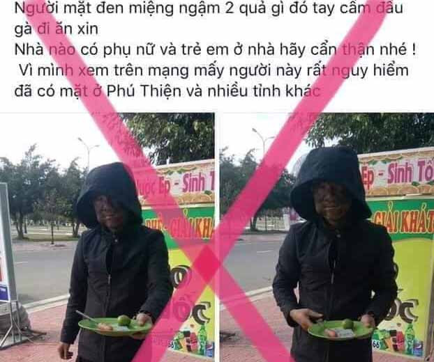 Hình ảnh của Công nhanh chóng được chia sẻ gây hoang mang dư luận. Ảnh: Văn Ngọc